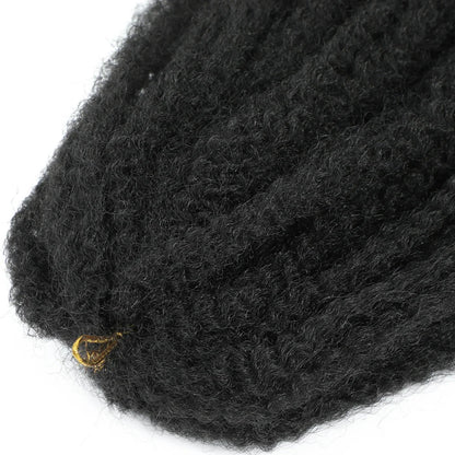 18" Marley Twist Braiding Hair | Crochet Braids | Afro Twist Kinky Hair Extensions | Ombre Colors | 30 Strands/Pack