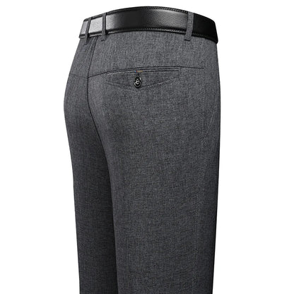 Men Trousers Business Casual Pants, Autumn, Spring Dress Straight Pants.