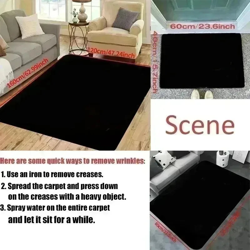 Geometric Large Carpet Light Luxury European Carpet, Home Sofa and Tea Table Floor Mat Decoration.