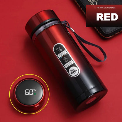 500ML-1Liter Stainless Steel ,Thermos Bottle with LED Temperature Display, Tea, Water Bottle, Portable Cups.