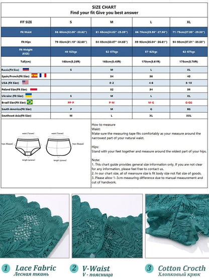 8PCS/Set Women Floral Lace Boy shorts, Female Transparent  Girls Intimates Lingerie.