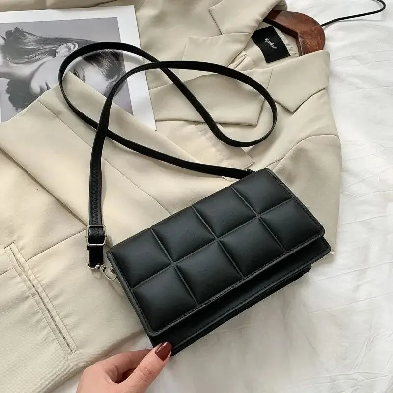Fashion Brand Designer Women Shoulder Bag, Small PU Leather Female Crossbody Bag. Trend Classic Handle Handbag Women