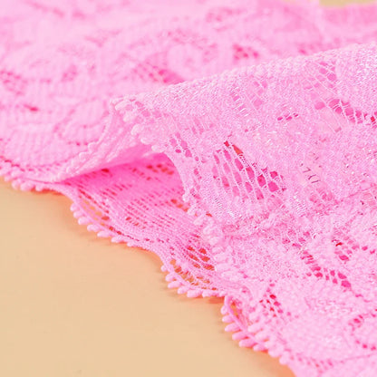 3PCS Lace Floral Women Panties ,Low Waist Breathable Briefs Female Thong Underwear M-2XL Sexy G-String Transparent Panty.