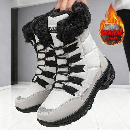 Women's Winter Keep Warm Mid-Calf, Waterproof  Boots High Quality Non-slip Boots for Winter