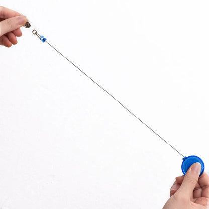 10pcs Retractable Badge Holder Clips for Nurse ID Badge, Reel with Belt Clip Doctor ID Card Chain Clips School Student Office.