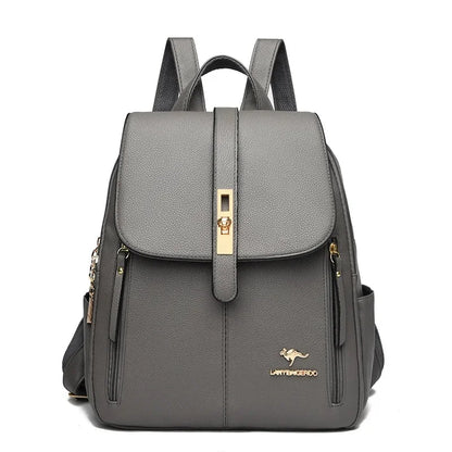 Fashionable Large Capacity Women Backpack, Simple Style Dual-Shoulder Bag.
