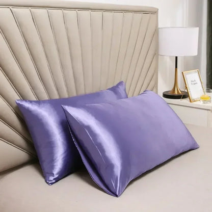 100% Silk Pillowcase  Silky Satin Comfortable Pillow Covers.