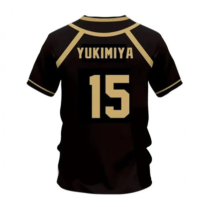 Jersey Pattern Vl Replika Blue Lock Anime Bastard, Munich Summer Men And Women 3D t- Shirt Casual T Shirt.