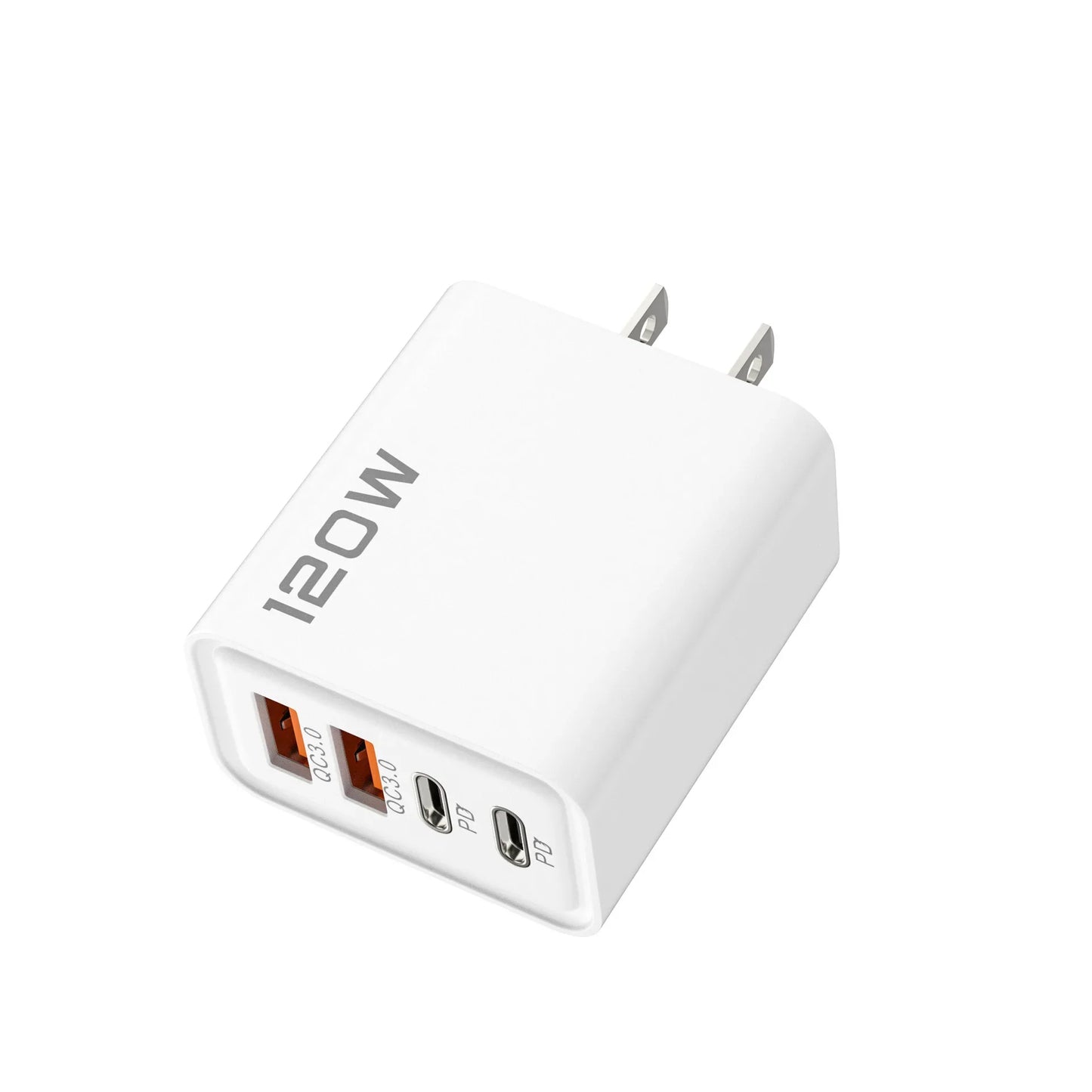 Total 120W Fast Charger USB Type C Cable, Fast Charging Phone Power Adapter For iPhone, Xiaomi ,Samsung.