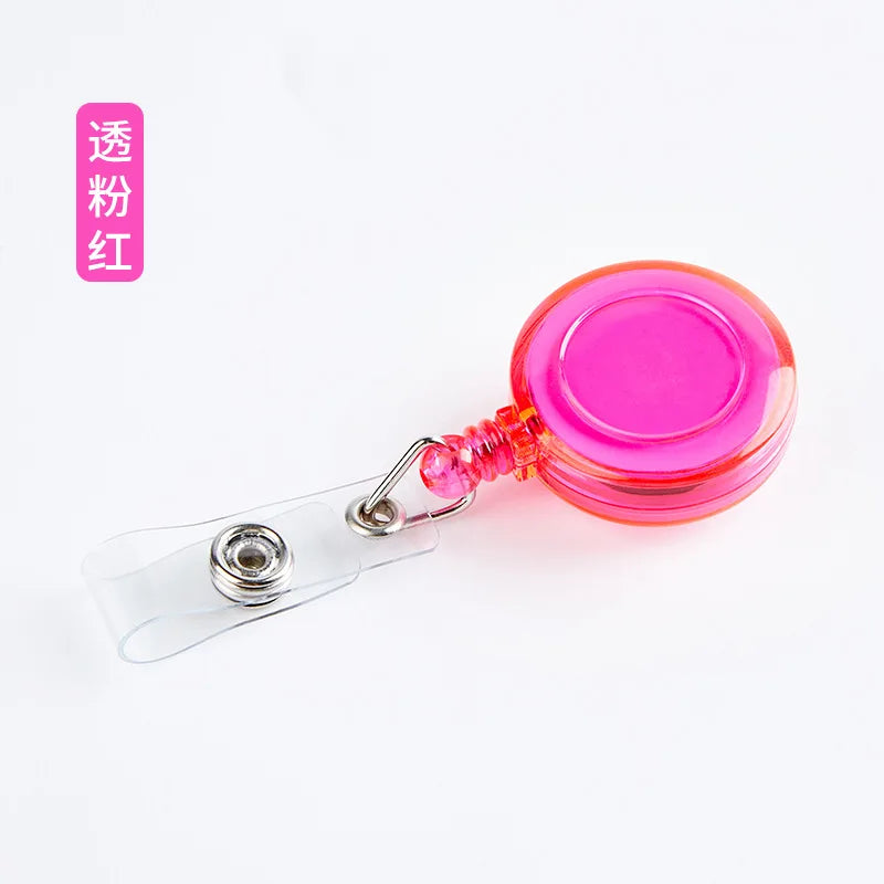 10pcs Retractable Badge Holder Clips for Nurse ID Badge, Reel with Belt Clip Doctor ID Card Chain Clips School Student Office.
