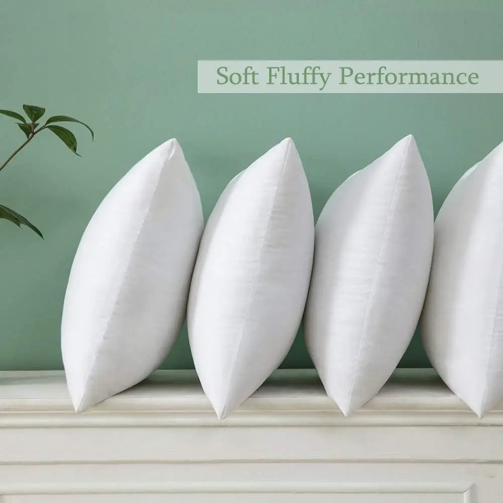 1/2 Pcs Bedding Throw Pillow Inserts, 18 x 18 Inches Pillows.