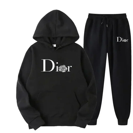 New Men Fashion Fitness Outdoor Jogging and Casual Sets, Autumn Two-piece Long-sleeved Sweatshirts and Sweatpants for Men.