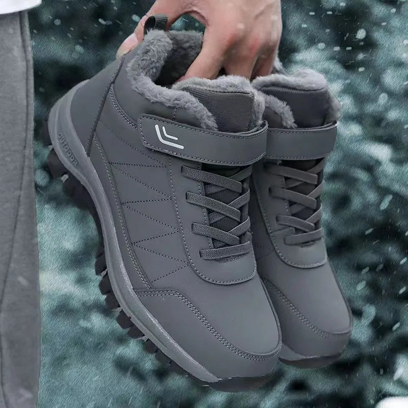 Winter velvet men shoes, Top Quality Casual  Waterproof boots.
