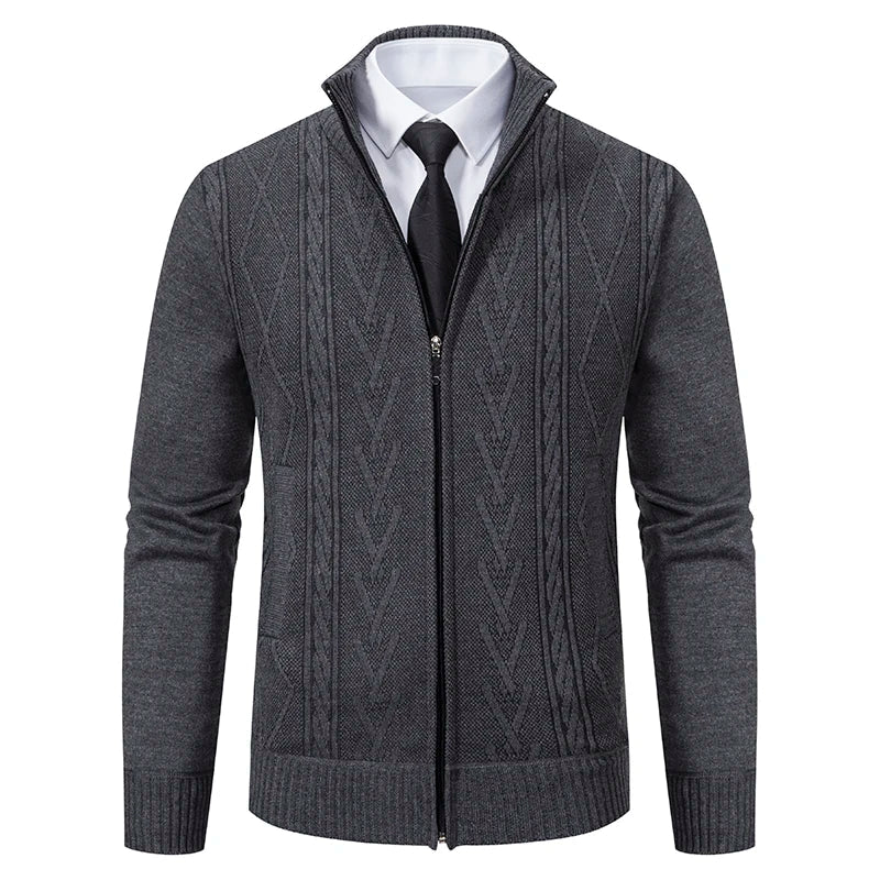 2023 autumn and winter new cashmere padded warm casual knitted sweater.