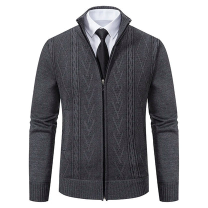 2023 autumn and winter new cashmere padded warm casual knitted sweater.