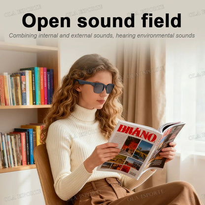 Smart Glasses Men, Women Bluetooth Calling, Music Playback, Outdoor Sports Cycling, UV-proof Sunglasses Smart Audio Glasses.