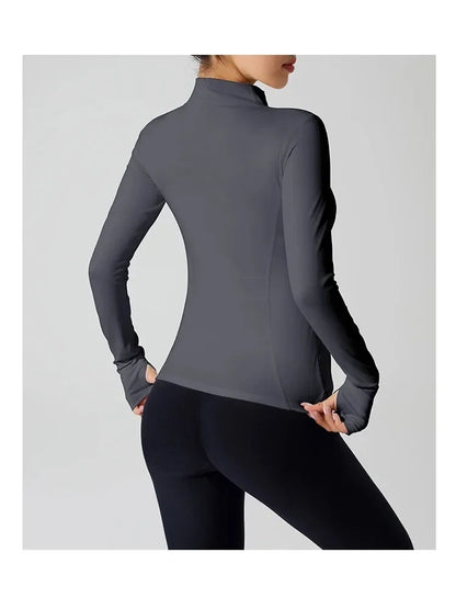 2025 Full Zipper Windproof, Winter Gym Fitness Coats Women's Jackets.