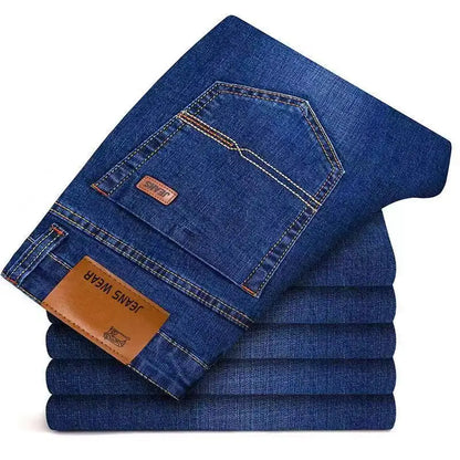 Men's Soft Straight Denim Pants 2025 Autumn Classic