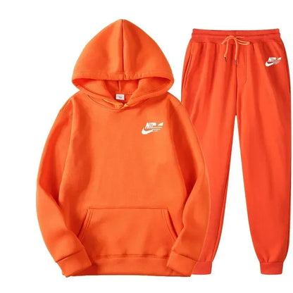 2025 Spring Autumn Men Casual Two Piece Sets, Sweatshirts Men Women Street Fashion Printed Sports Suit.
