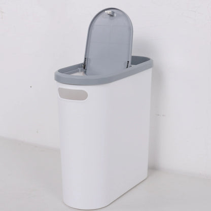 2/1 Pack Bathroom Trash Can, Small and Durable Trash Can with Built-in Handle, Easy to Clean Rust-proof.