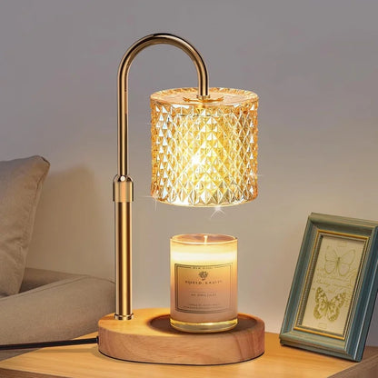 Candle Warmer Lamp with Timer, Dimmer, Adjustable Height, New Home Decor.