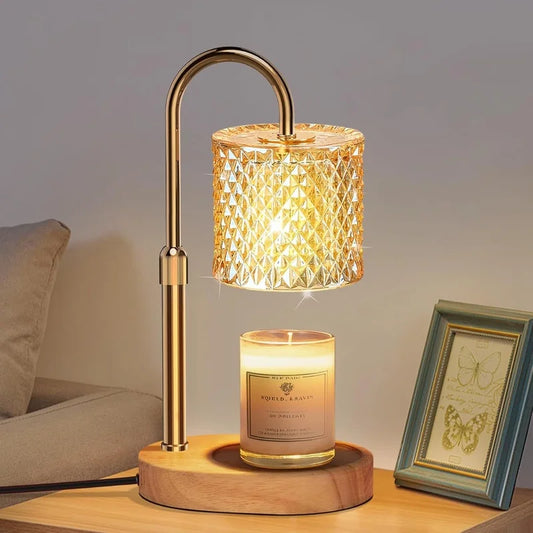 Candle Warmer Lamp with Timer, Dimmer, Adjustable Height, New Home Decor.