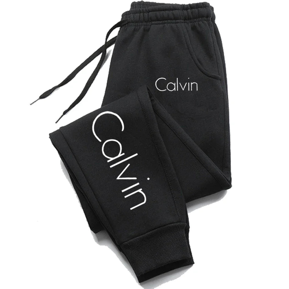Casual Printed Sports Running Trousers Men Women  Long Pants