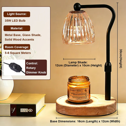 35W Candle Warmer Lamp, Aromatherapy ,Heating Lamp for Romantic Atmosphere.