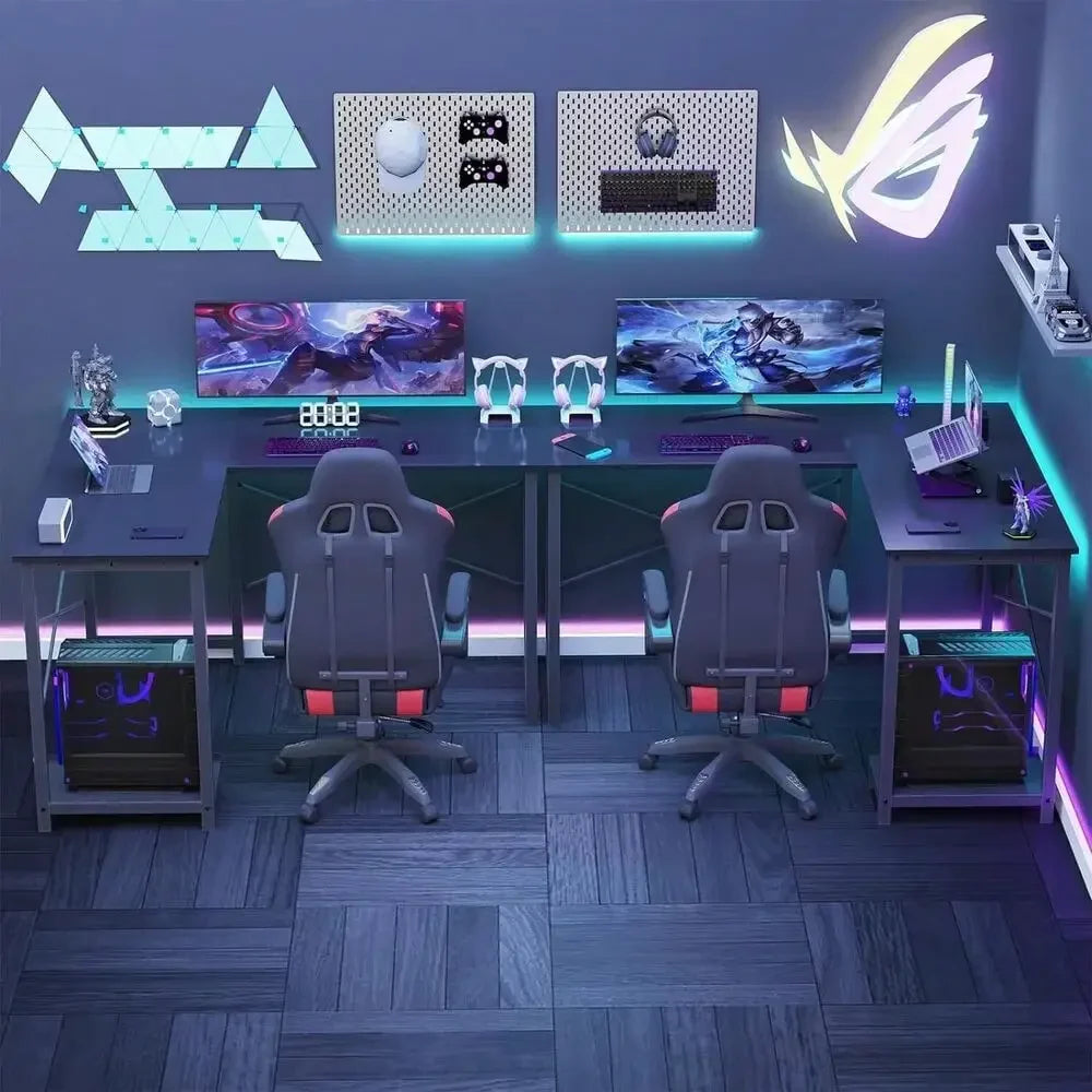 Home Office L Shape Corner Computer Desk