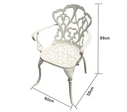 Outdoor Cast Aluminum Tables and Chairs Set, Courtyard, Garden ,Terrace Combination