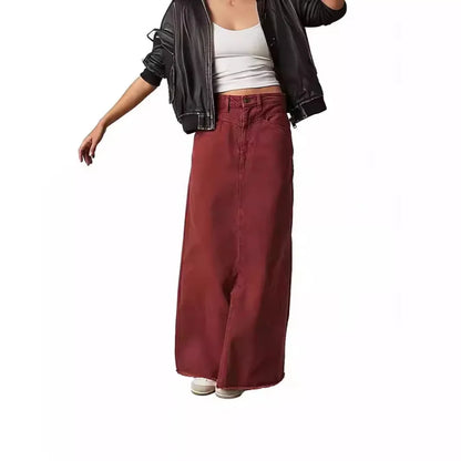 Loose Casual Summer Denim Skirt, Comfortable, Breathable, Summer Skirt.