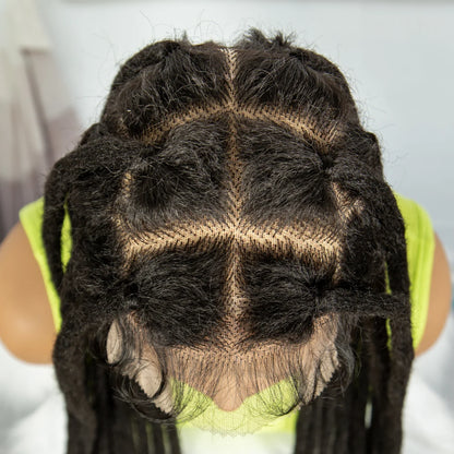 60" Super Long Knotless Box Braids Wig | Transparent Full Lace