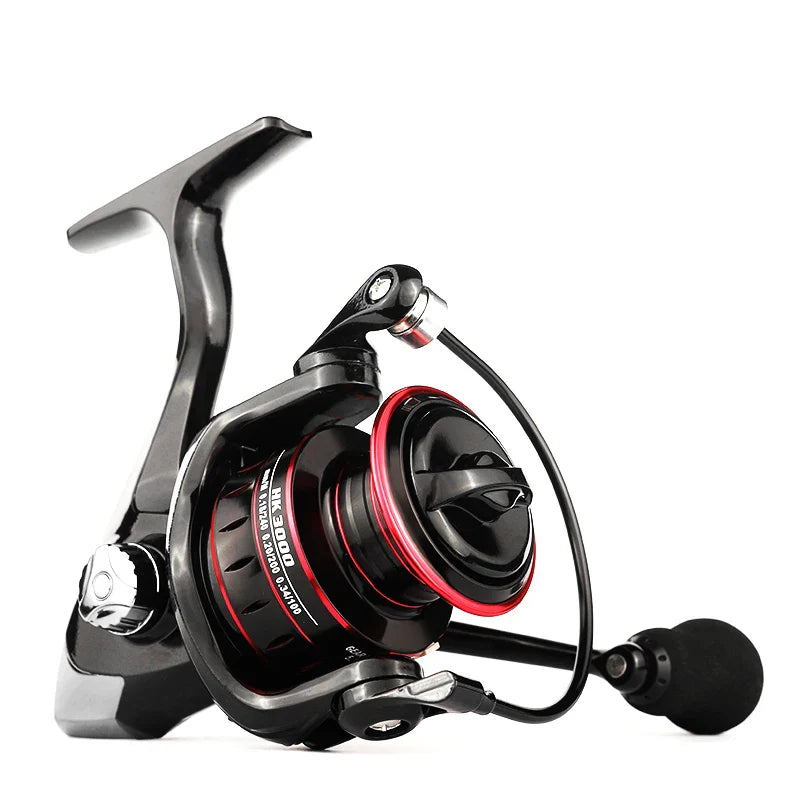 LINNHUE Fishing Reel 1000-7000 Spinning Reel, Metal EVA Ball Grip Metal Spool Fishing Reel.