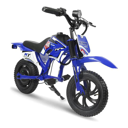 25V Electric Dirt Bike, 200W Electric Motorcycle, Up to 10MPH & 7 Miles Long Range, 3-Speed Modes for Kids Ages 3-10.