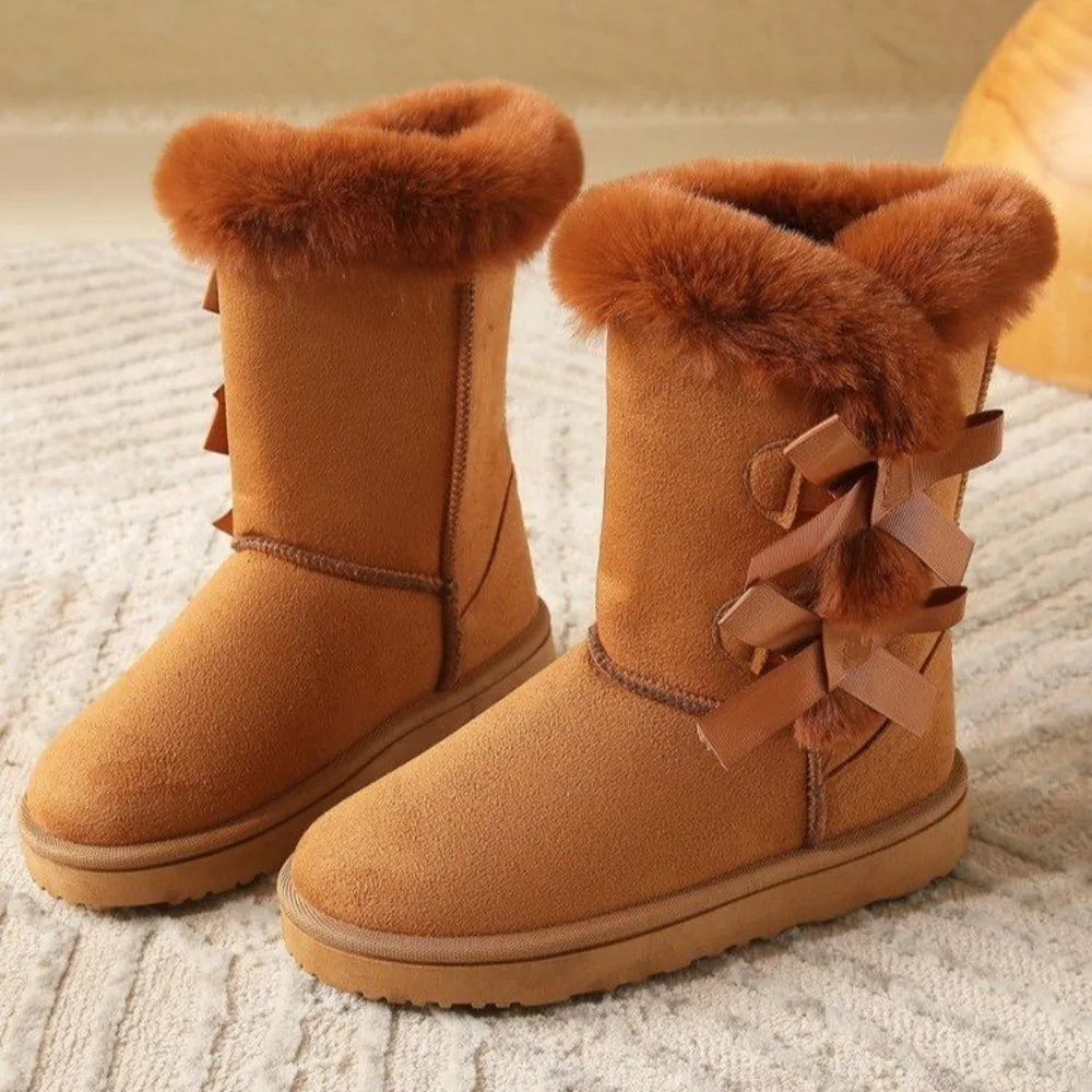 Classic Plush Boots Wool Warm Winter Cotton Shoes.