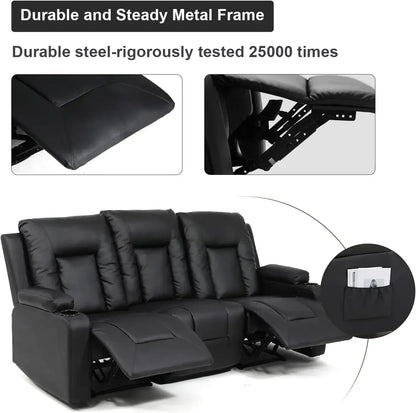 Recliner Chair Set, Leather Recliner Living Room Furniture Sets, Recliner Sofa Loveseat.