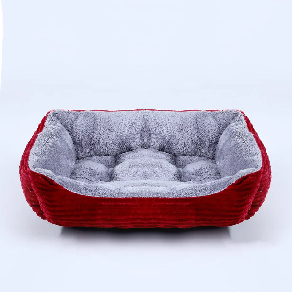 Bed for Dog, Cat, Pet  Plush Kennel, Medium, Small Dog Sofa Bed Cushion, Pet Calming Dog Bed .