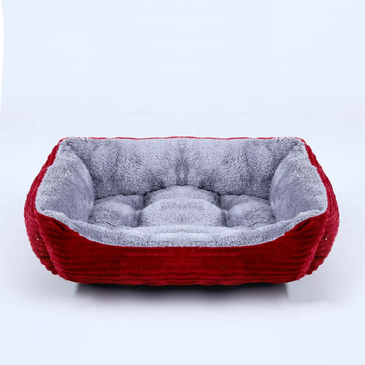 Bed for Dog, Cat, Pet  Plush Kennel, Medium, Small Dog Sofa Bed Cushion, Pet Calming Dog Bed .
