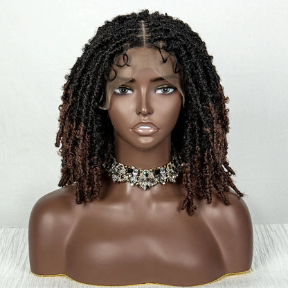 Butterfly Locs Crochet Braids Bob Wig | Lace Front | Dreadlock Style