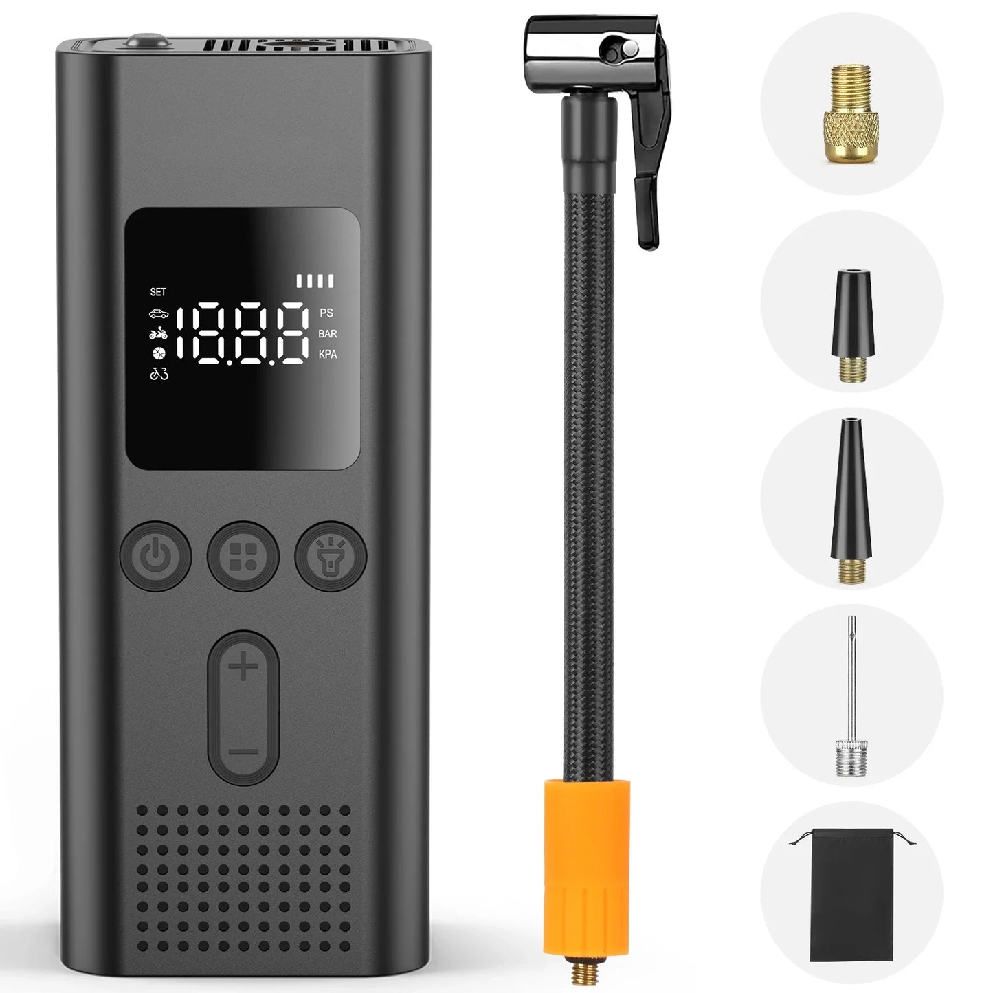 Air Pump 150psi Electric Tire Inflator Car, Bicycle, Motorcycle.