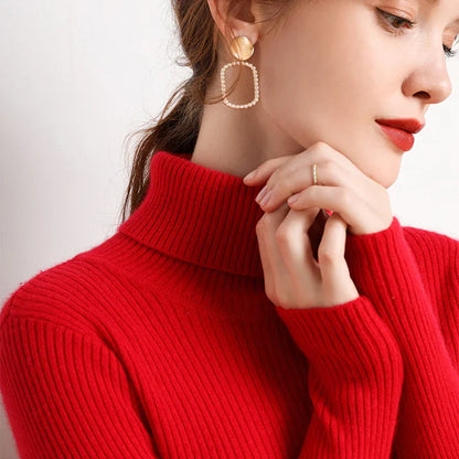Women Fall Turtleneck Sweater, Cashmere Sweaters For Women 2025.