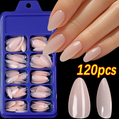 576pcs/Box Colorful Fake Nails Black Red Design, Oval Short Square Press On Mixed Full Cover Nail Tips.