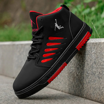 Men casual sports outdoor hiking, trendy fashion street comfortable.