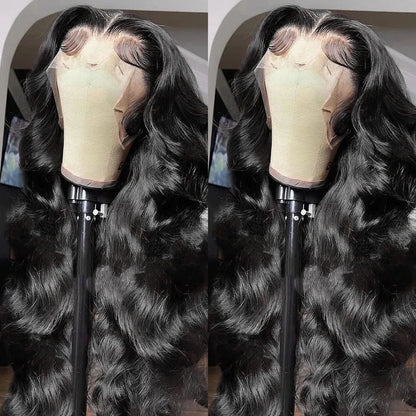 200% Density Body Wave Human Hair Lace Front Wig | 13x6 HD Transparent & 13x4 Loose Wave Frontal Wig (Pre-Plucked Remy)