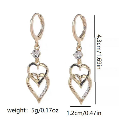 2PC Women's Fashion Geometric Spiral Earrings.