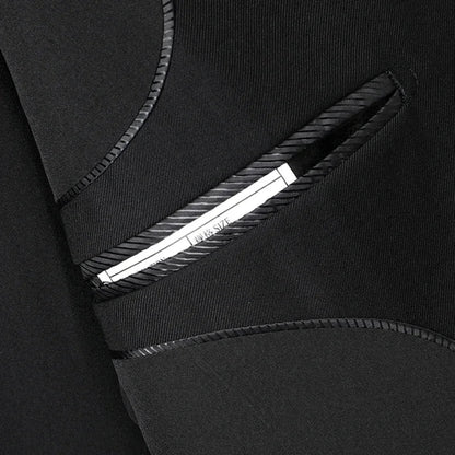 8XL Suit (Blazer+pants) Fashion Business Gentleman Italian Style Professional Suit.
