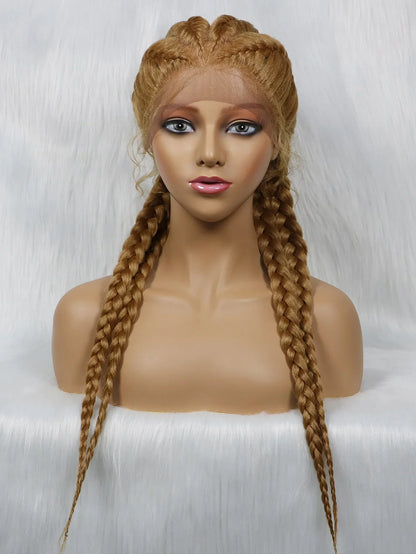 KIMA New Arrival 26" Braided Wig | Lace Front with Baby Hair