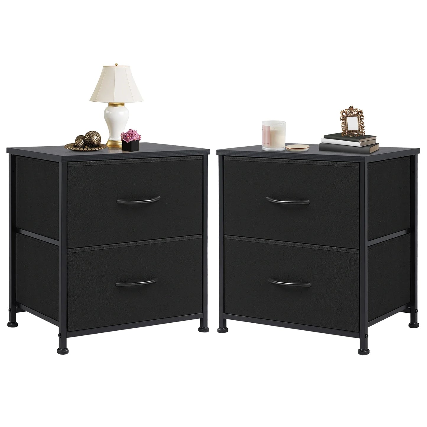 Nightstand Bedside Coffee Table Storage For Bedroom