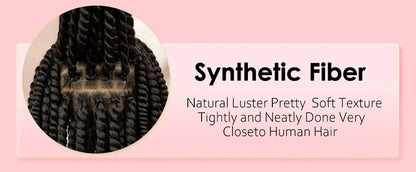 Twisted Braided Wig | Bob Twist Crochet Wig | Full Lace Braided Wig for Black Women | Kanekalon Hair