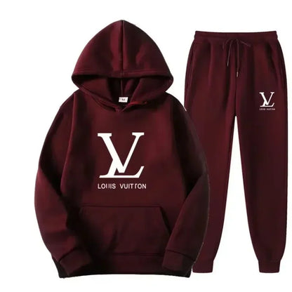 2025 Autumn/Winter new men sweatshirts and trousers, 2-piece set outdoor fashionable jogging suits.
